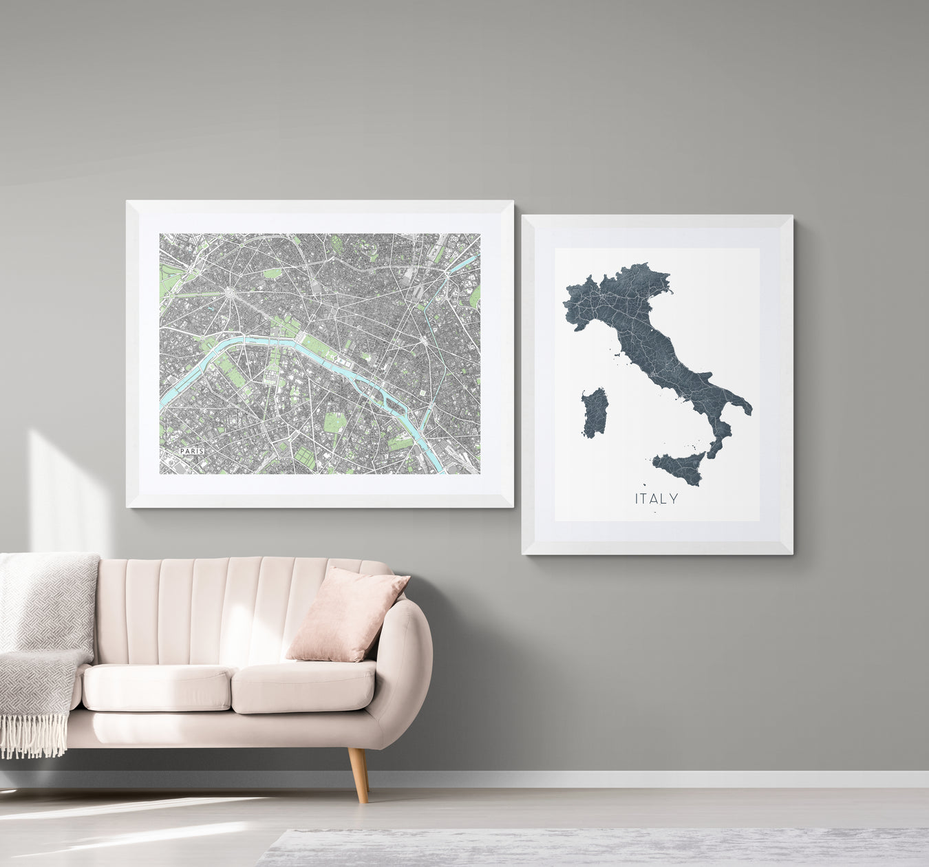 Europe map prints and posters by Maps As Art.