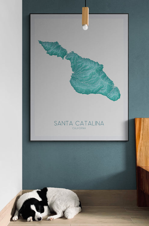 A maps as art collection featuring USA islands and region maps.