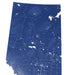 Topographic map of Alberta with blue colour scheme