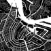 Black and white map of a city layout