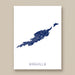 Map of Anguilla on a white background with 'Anguilla' text below.