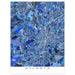 Map of Atlanta in blue tones on a white background