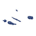 Close up map view of the Azores islands on a white background
