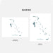 Two map designs of The Bahamas on a white background with 'Marine' text above.
