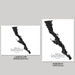 Two maps of Baja California Peninsula, one in landscape and one in portrait orientation, on a gray background.