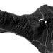 Topographic map of a mountainous region with elevation contours.