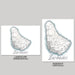 Two maps of Barbados, one landscape and one portrait, on a gray background.