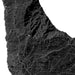 Topographic map of a coastal region with elevation shading