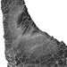Topographic map of a region with detailed elevation and road networks.