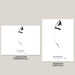 Two art print mockups on a light gray background showing the same minimalist black map design of Bimini, The Bahamas, in landscape and portrait orientations with text labels underneath.