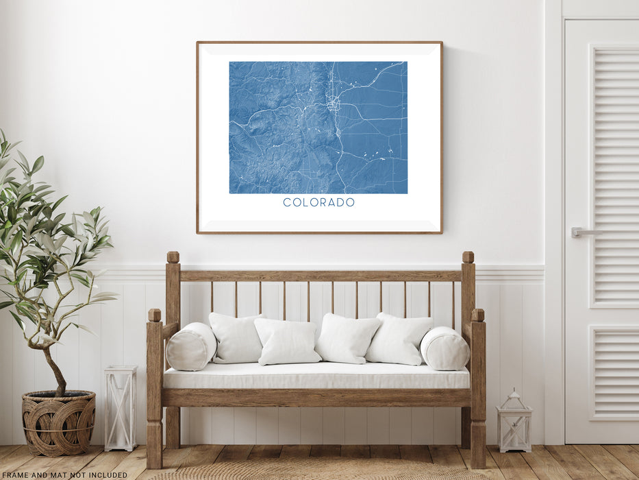 Maps As Art state map print in Vintage by Maps As Art.
