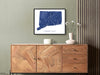 Connecticut state map print in Vintage by Maps As Art.