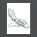 Map of Curacao on a white background with 'Curação' text.