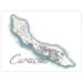 Map of Cárábio with a light blue border on a white background