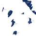 Map of Greek islands with names labeled on a white background