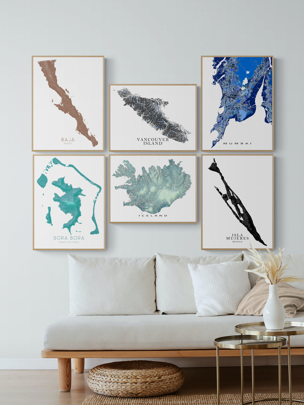 A favourites collection of map art prints by Maps As Art.