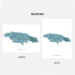 Two maps of Jamaica, one in landscape and one in portrait orientation, on a white background with 'Marine' text.