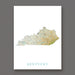 Map of Kentucky on a white background with 'Kentucky' text below.