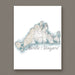 Map of Martha's Vineyard on a white background