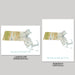 Two maps of Massachusetts, one landscape and one portrait, on a gray background.
