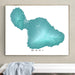 Framed map of Maui on a wall above a white bench.