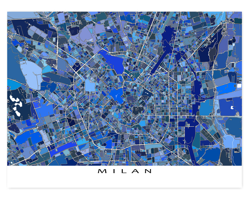Map Of City Of Milan Italy Vector City Map Of Milan Italy Stock