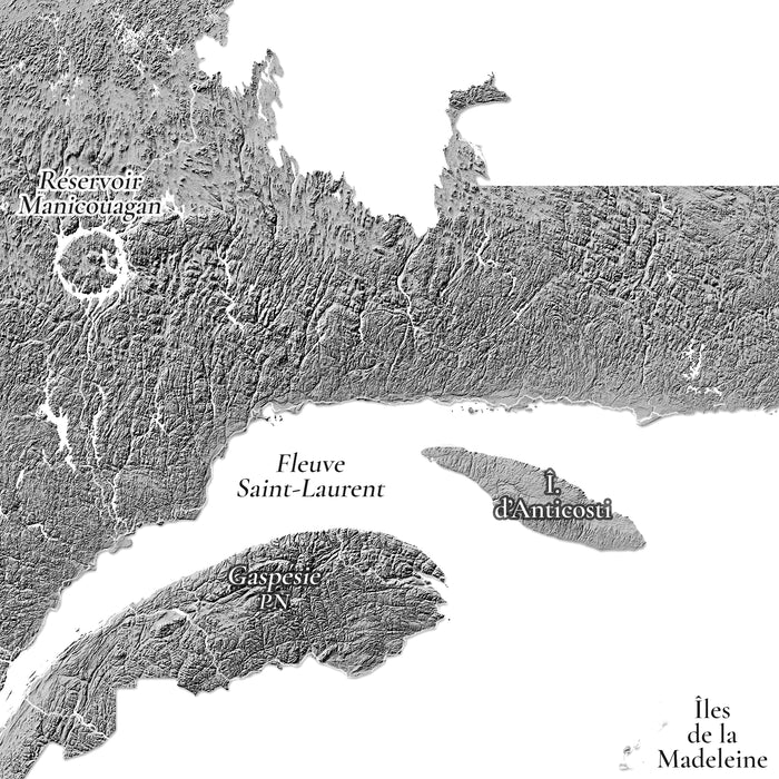 Quebec Map Print: Custom Topographic Province Wall Art Poster