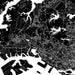 Black and white map of a city layout