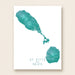Map of St. Kitts and Nevis in teal on a white background