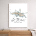 Map of St. Thomas, U.S. Virgin Islands on a white background