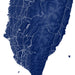 Topographic map of South Africa with roads and boundaries.