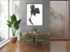 Thailand map print with natural landscape and main roads designed by Maps As Art.