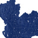 Topographic map of South Africa with detailed terrain and roads.