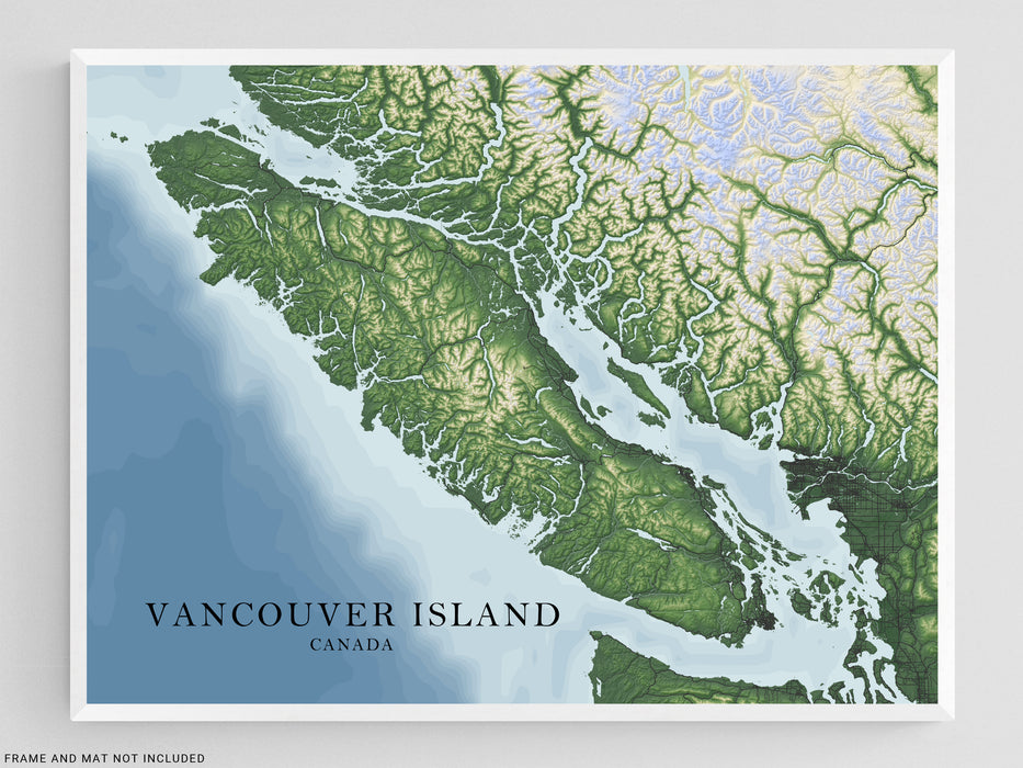Detailed Map Of Vancouver Island Vancouver Island Sunshine Coast Map