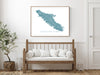 Vancouver Island map print in Vintage by Maps As Art.
