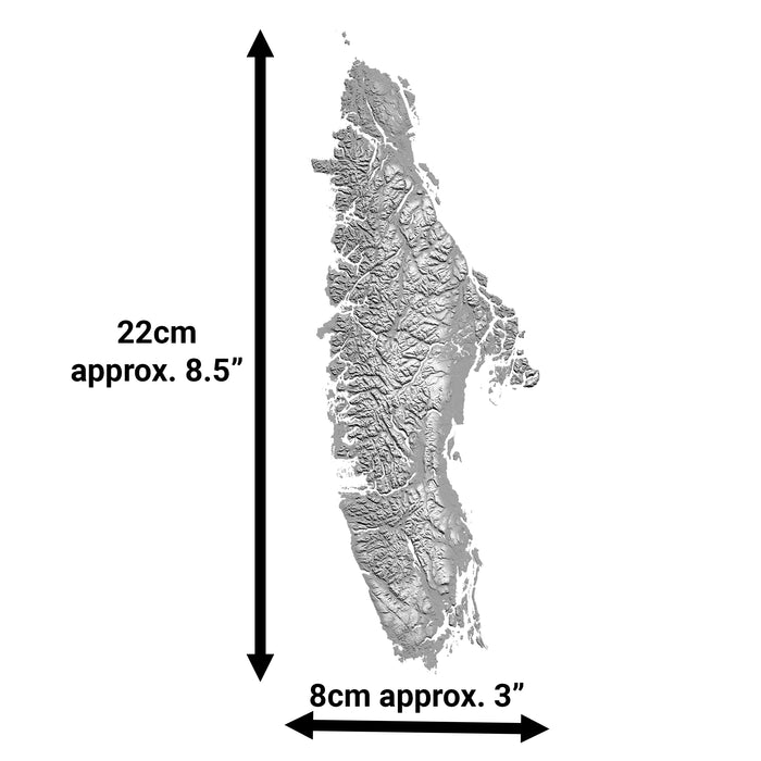 Black and White Vancouver Island Car Vinyl Decal, Topographic Vancouver Island Map Sticker BC Canada