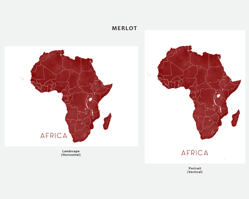 Africa Map Printable