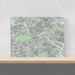 Berlin, Germany map art print with city streets and buildings designed by Maps As Art.