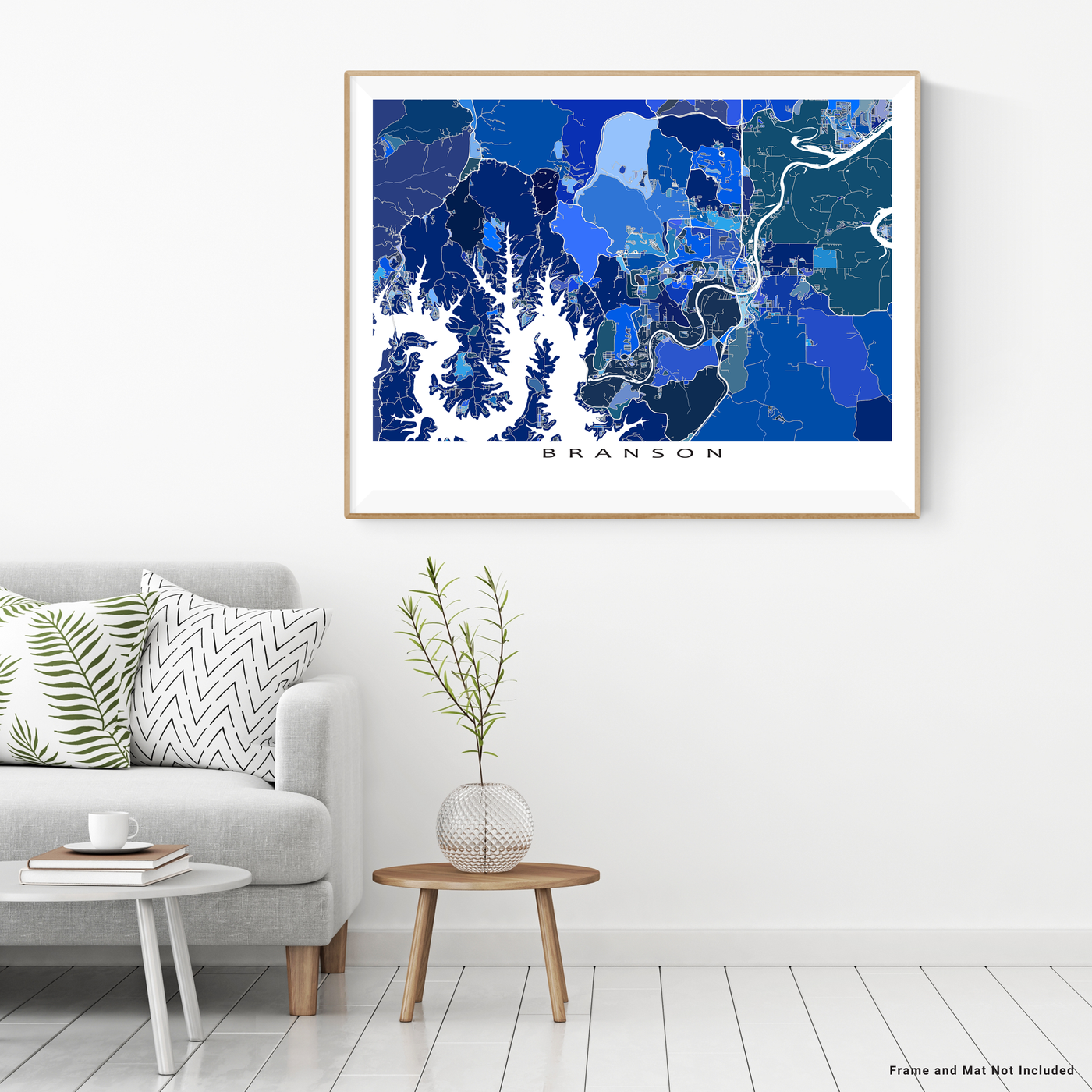 Branson Map Print, Missouri, USA — Maps As Art