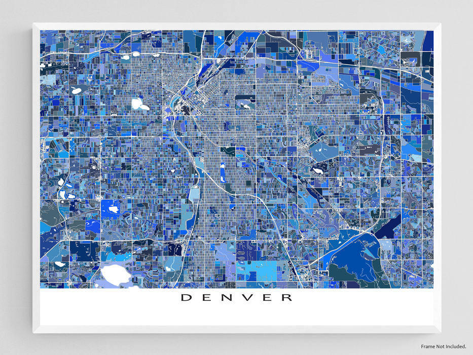 Denver Geography Map Maps Of Denver Colorado DENVER COLORADO COMMUNITY & REAL ESTATE