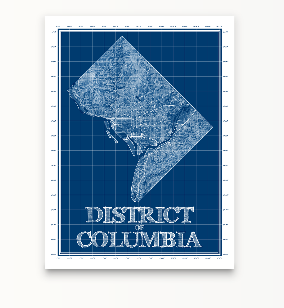 Washington District Of Columbia Map