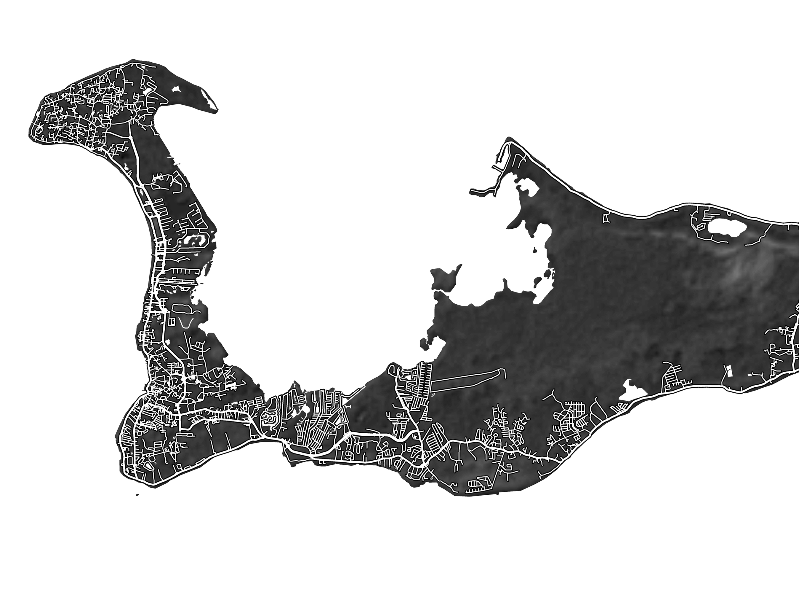 Grand Cayman Island Map Print Poster, Cayman Islands Wall Art Prints ...