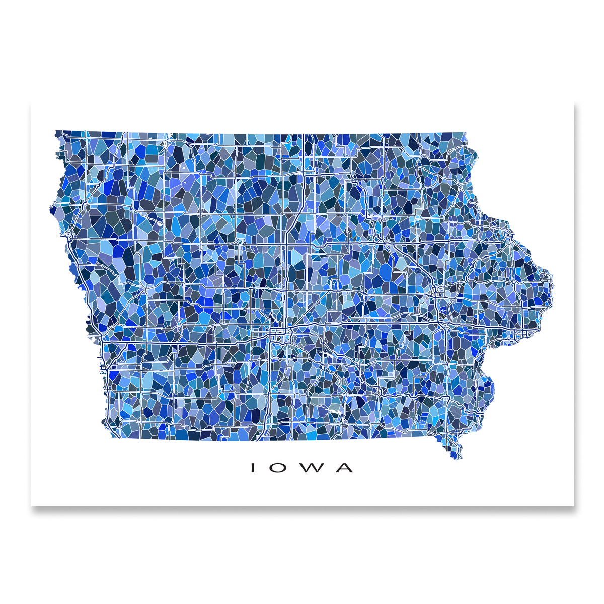 Iowa Word Printable State Of Iowa