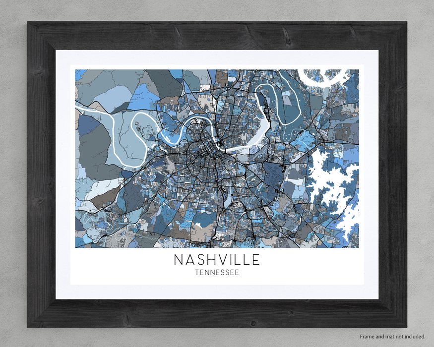 Nashville City Map Printable