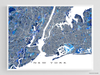 New York City map print by Maps As Art.