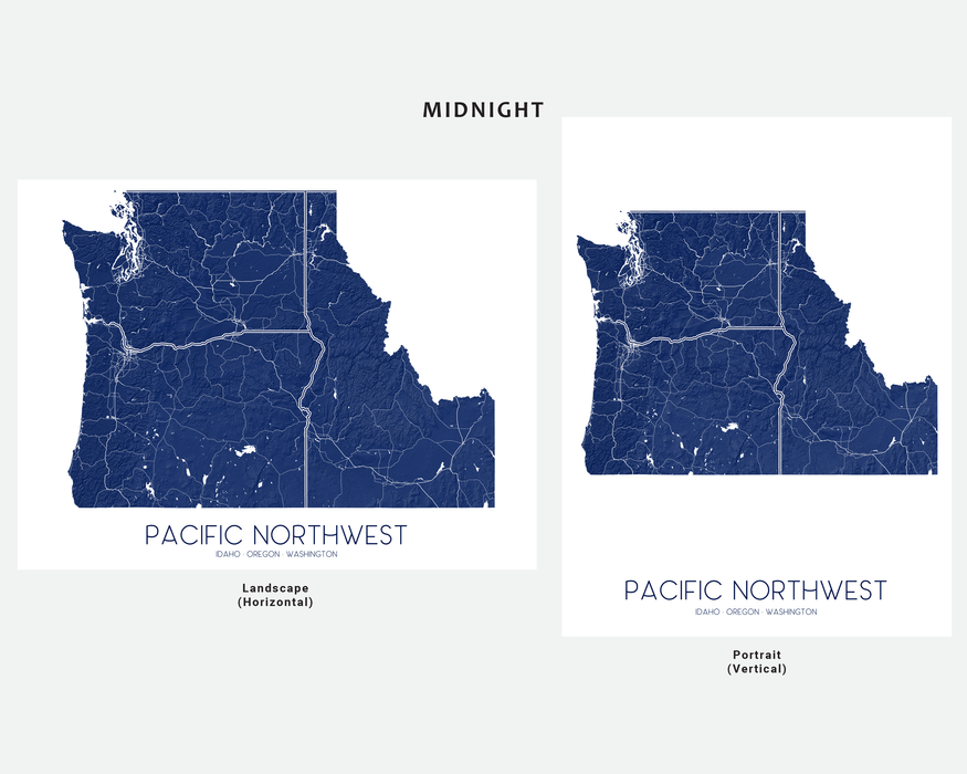 Northwest Postcode Map Size Pacific Northwest Map Laminated Digital Map Of Major Bedrock