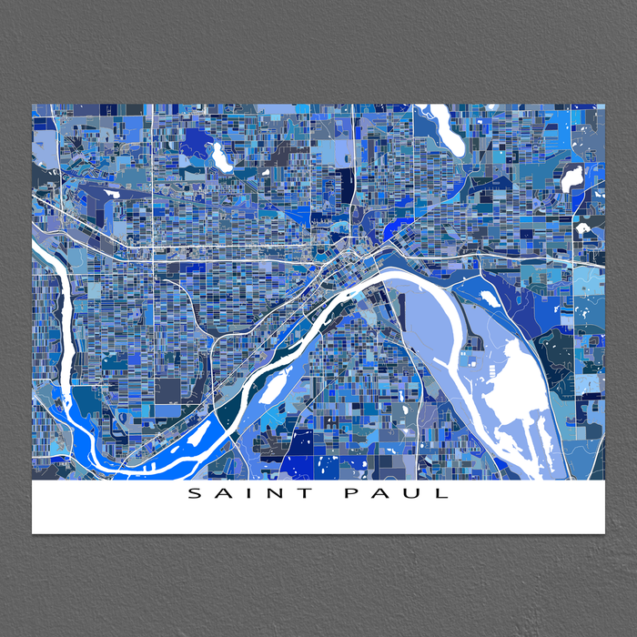 Saint Paul Map Print