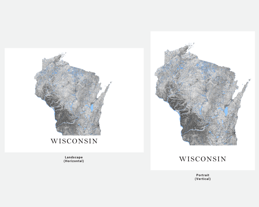 Wisconsin State Landforms Devils Lake State Park: Grand Canyon Of